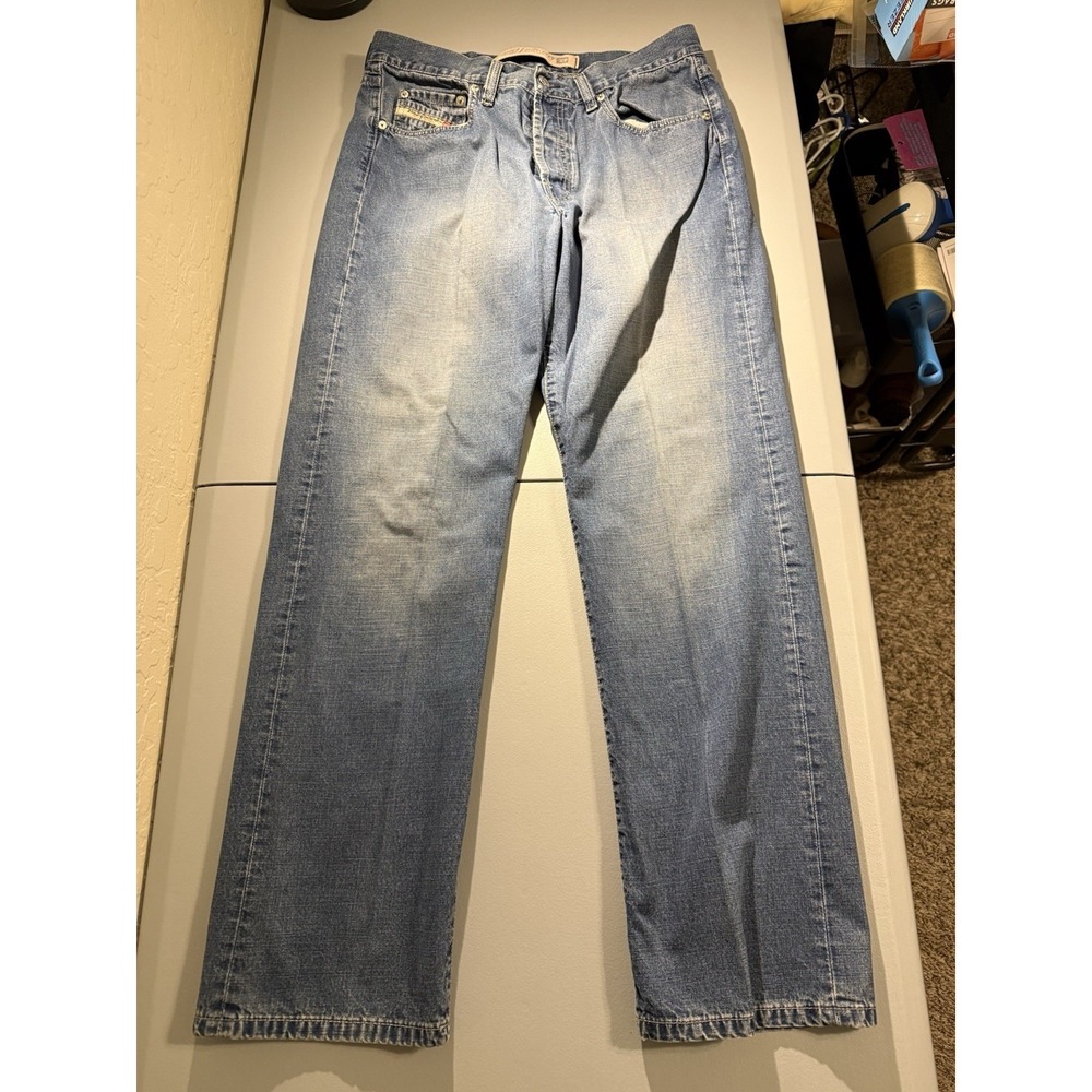 Vintage Diesel Kulter RR55 Jeans Men 32x29 Blue Made in Italy Y2K Straight Denim
